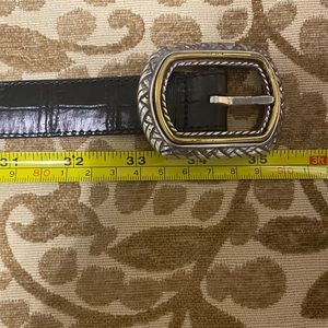 Vintage Brighton reversible black & brown belt